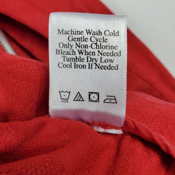 Coldwater Creek Red Zipper Jacket Small - Picture 5 of 9